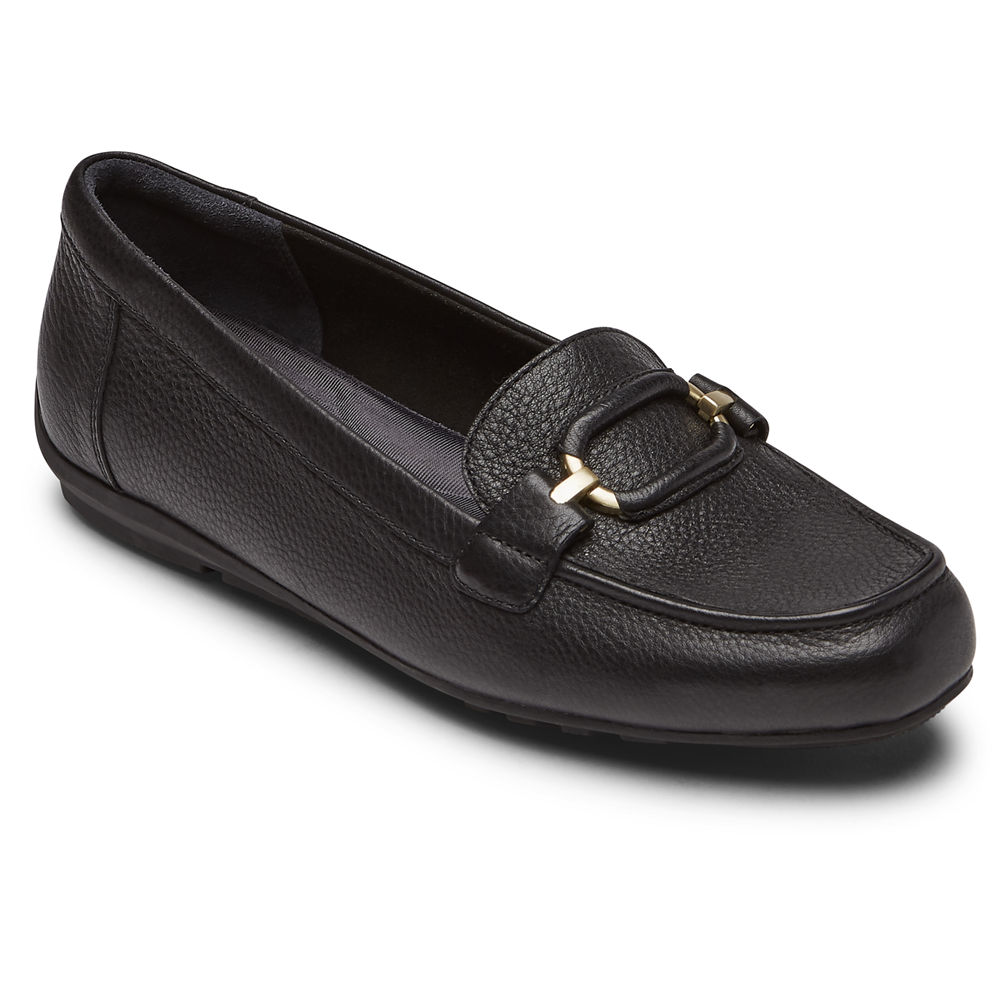 Mocassins Rockport Mulher Pretas - Total Motion Circle Driver - 20369CORA